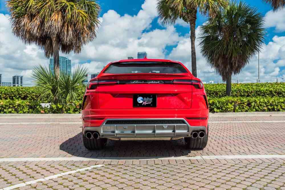 Rent A Lamborghini Urus Red - BluStreet Miami Exotic Car Rentals